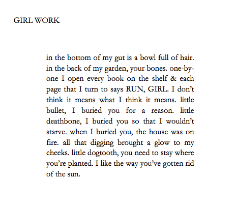 "Girl Work" by Maggie Woodward