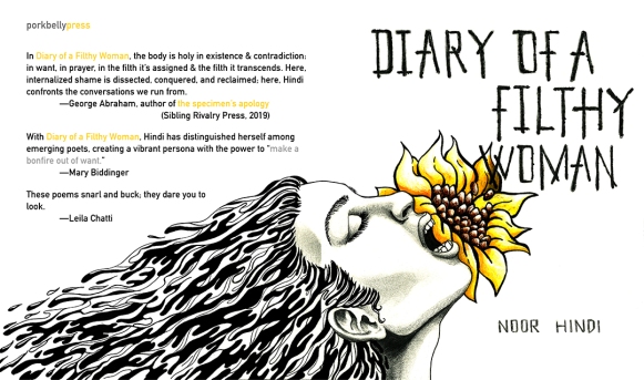 Noor Hindi's DIARY OF A FILTHY WOMAN (cover art: Tanya Gonzalez)